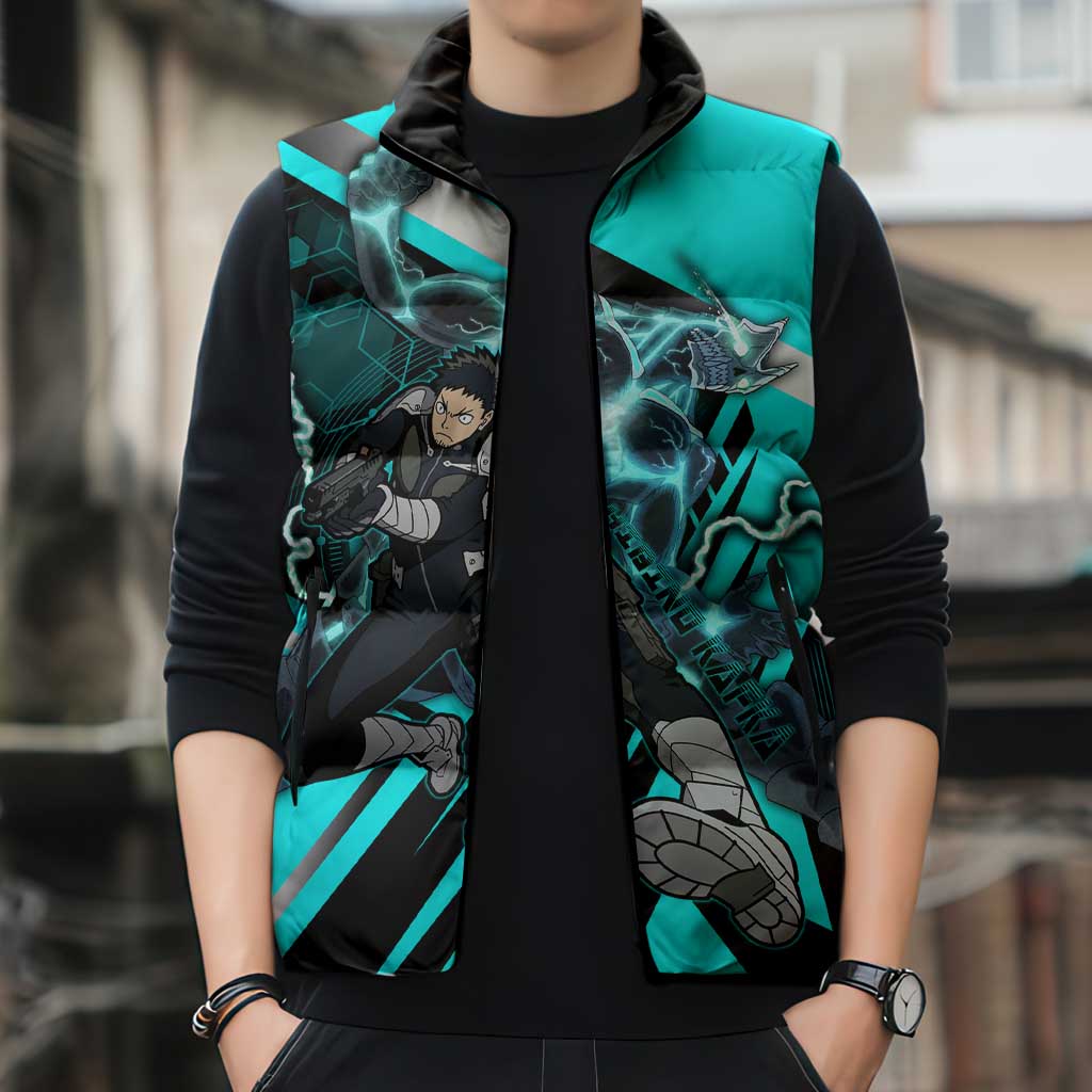 Hibino Kafka Sleeveless Puffer Jacket Futuristic Tech Anime Style