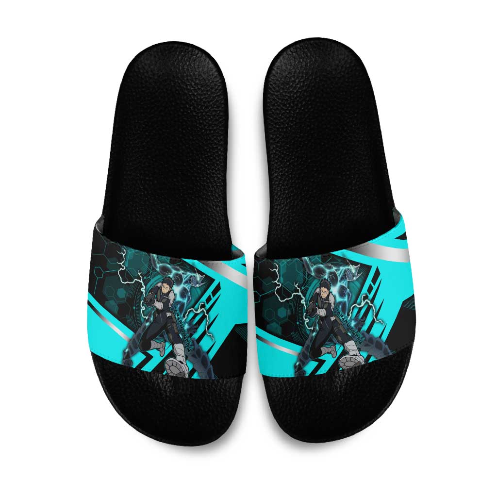 Hibino Kafka Slide Sandals Futuristic Tech Anime Style