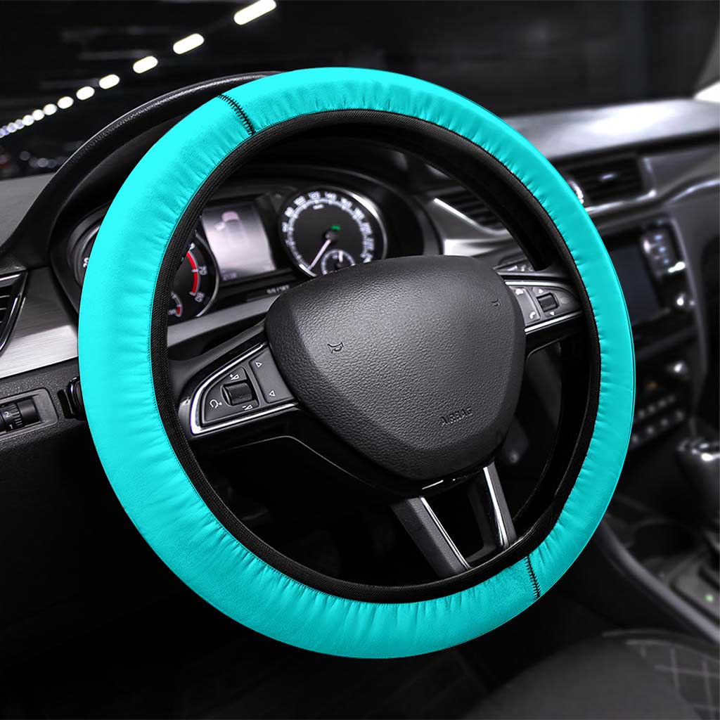 Hibino Kafka Steering Wheel Cover Futuristic Tech Anime Style