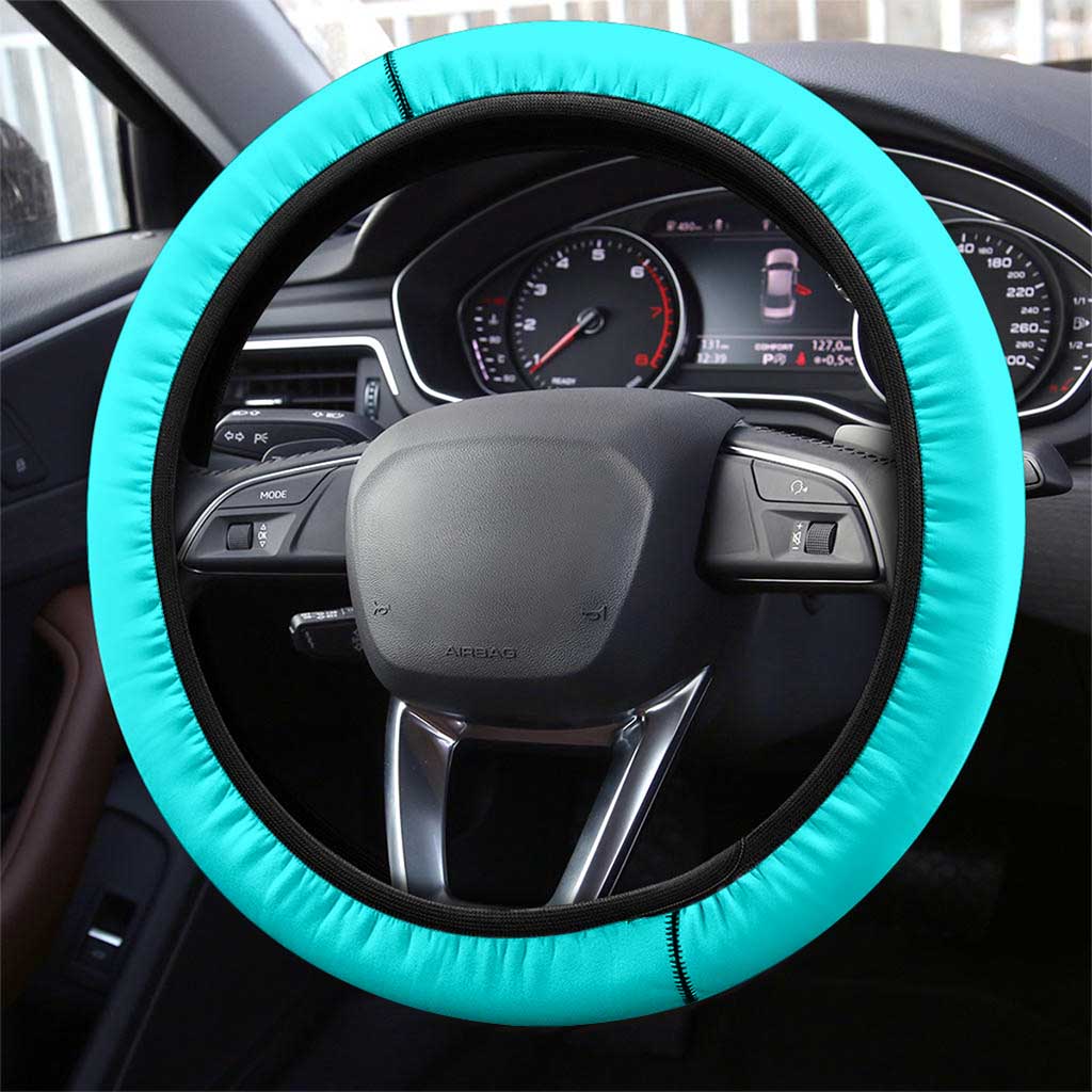 Hibino Kafka Steering Wheel Cover Futuristic Tech Anime Style
