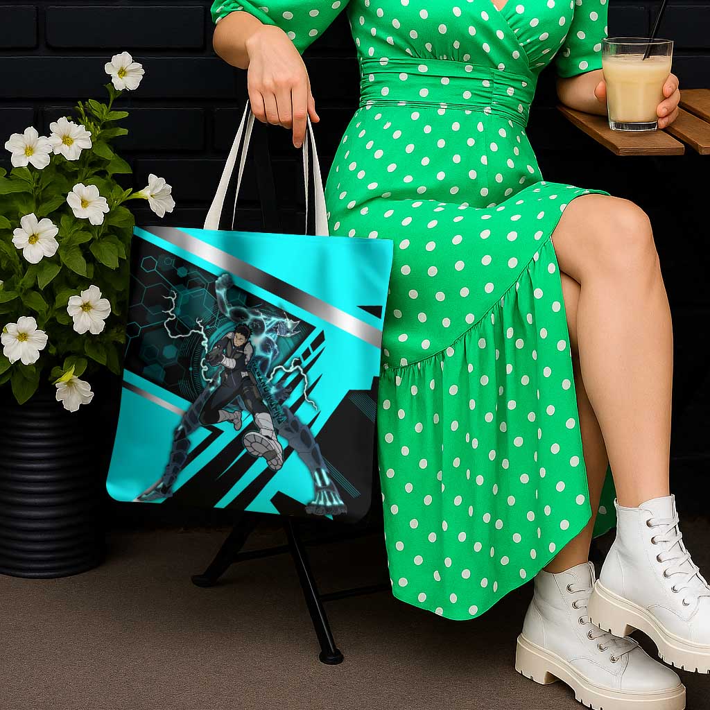Hibino Kafka Tote Bag Futuristic Tech Anime Style
