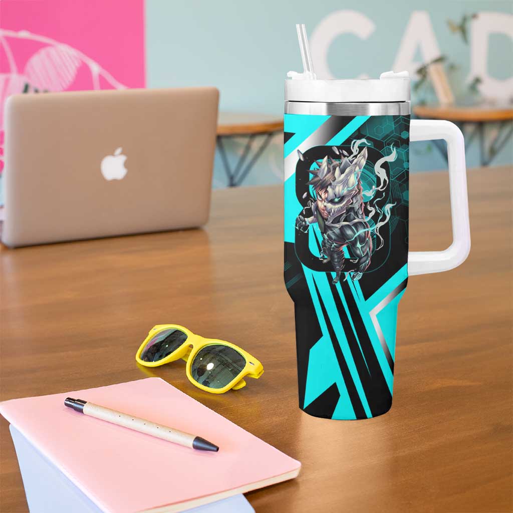 Hibino Kafka Tumbler With Handle Futuristic Tech Anime Style