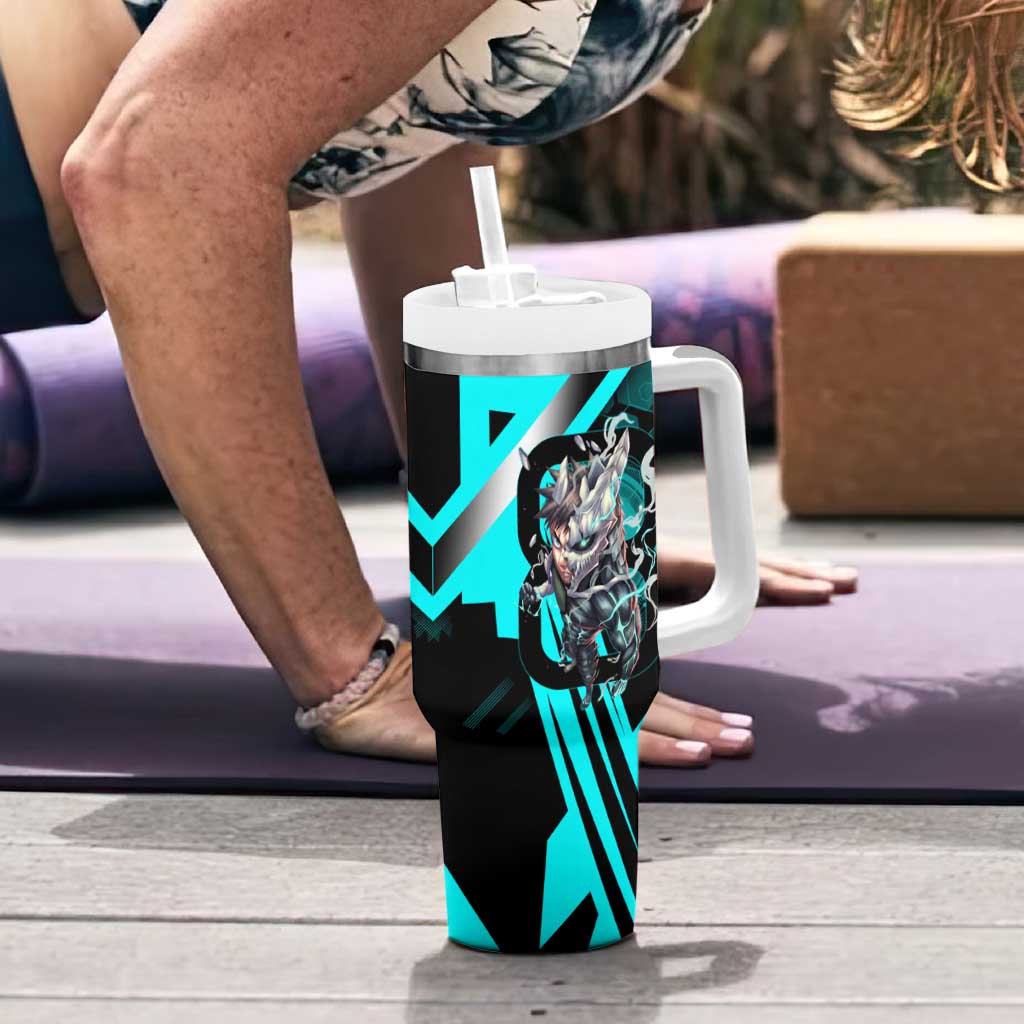 Hibino Kafka Tumbler With Handle Futuristic Tech Anime Style