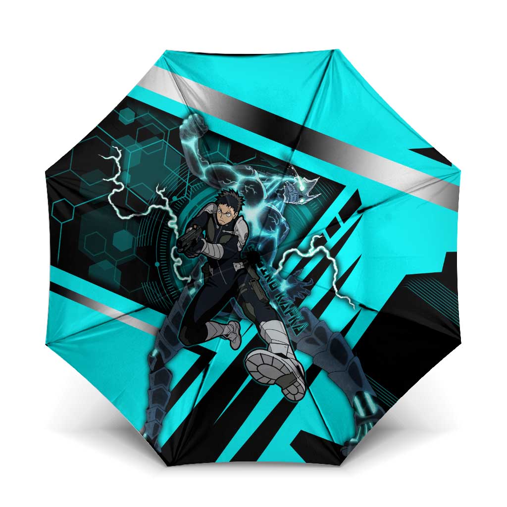 Hibino Kafka Umbrella Futuristic Tech Anime Style