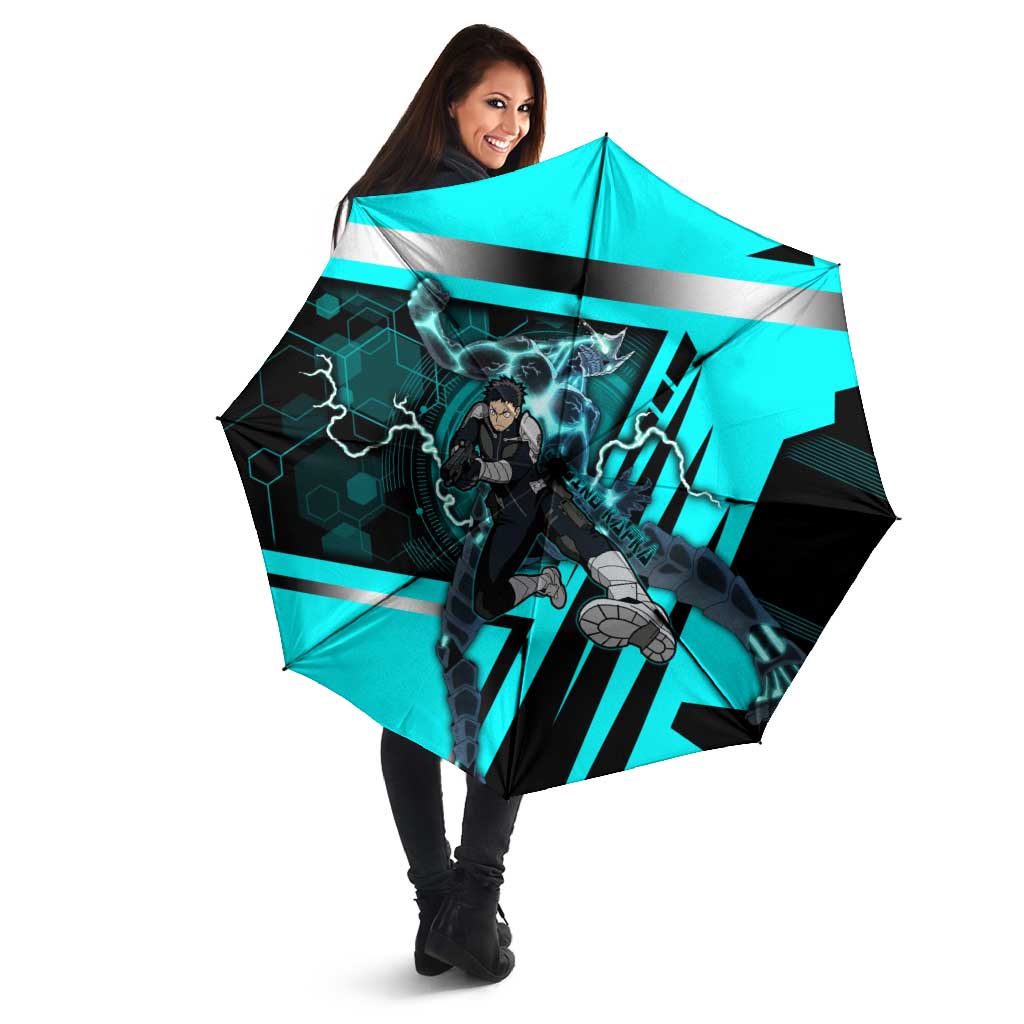 Hibino Kafka Umbrella Futuristic Tech Anime Style
