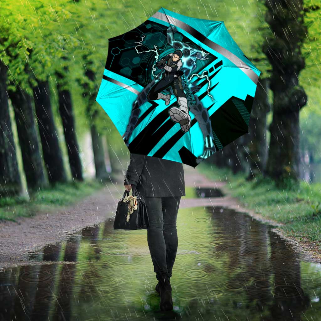 Hibino Kafka Umbrella Futuristic Tech Anime Style