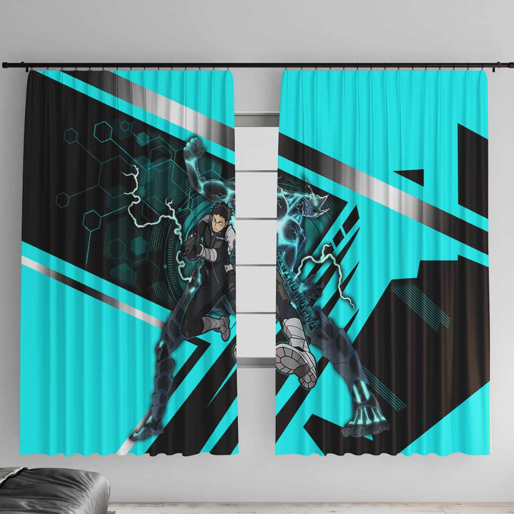 Hibino Kafka Window Curtain Futuristic Tech Anime Style