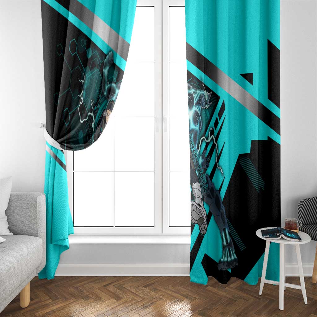 Hibino Kafka Window Curtain Futuristic Tech Anime Style