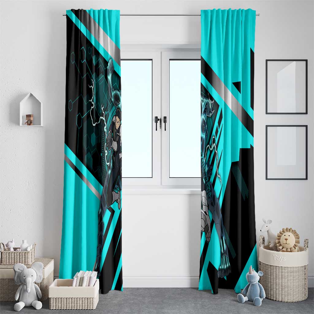 Hibino Kafka Window Curtain Futuristic Tech Anime Style