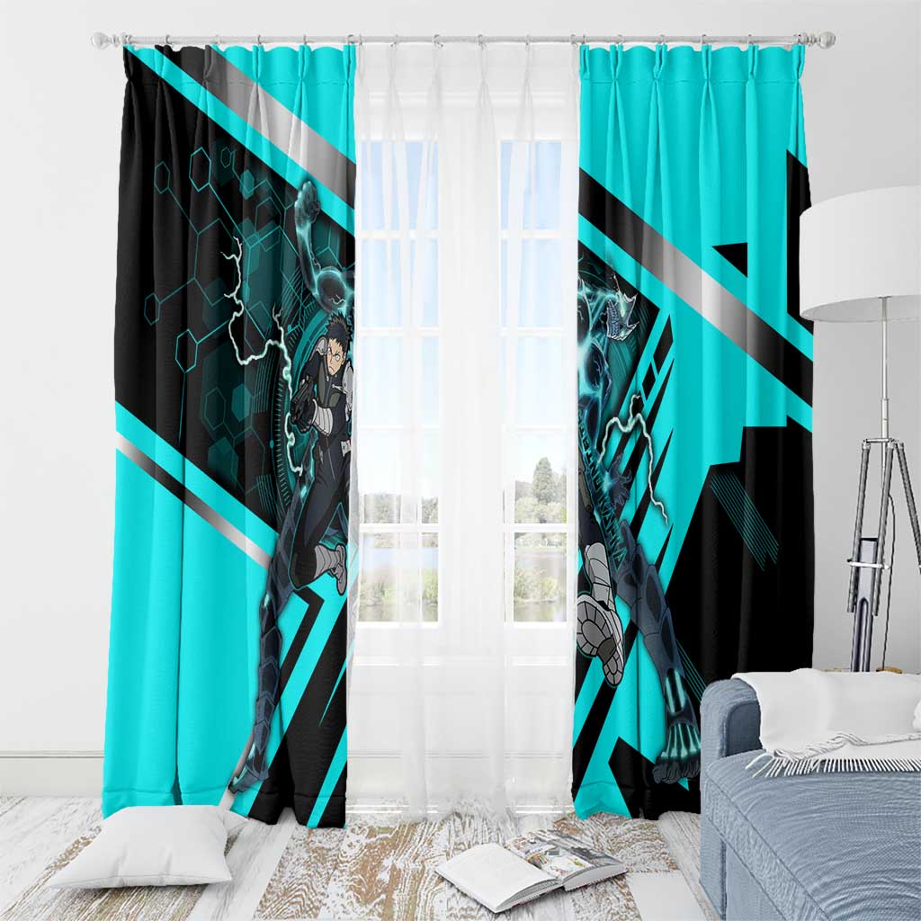 Hibino Kafka Window Curtain Futuristic Tech Anime Style