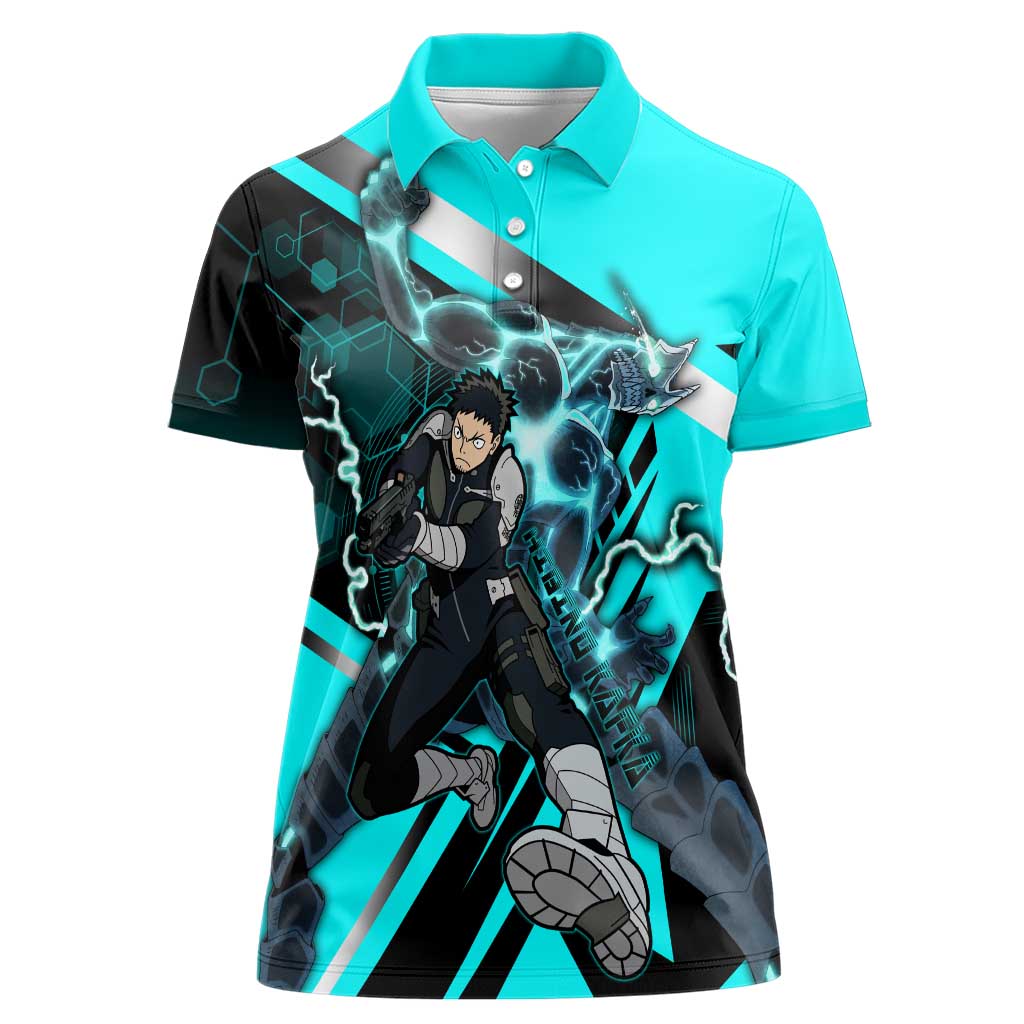 Hibino Kafka Women Polo Shirt Futuristic Tech Anime Style