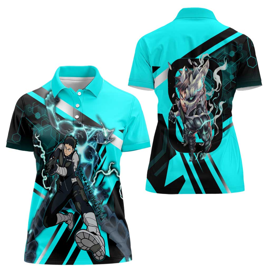 Hibino Kafka Women Polo Shirt Futuristic Tech Anime Style