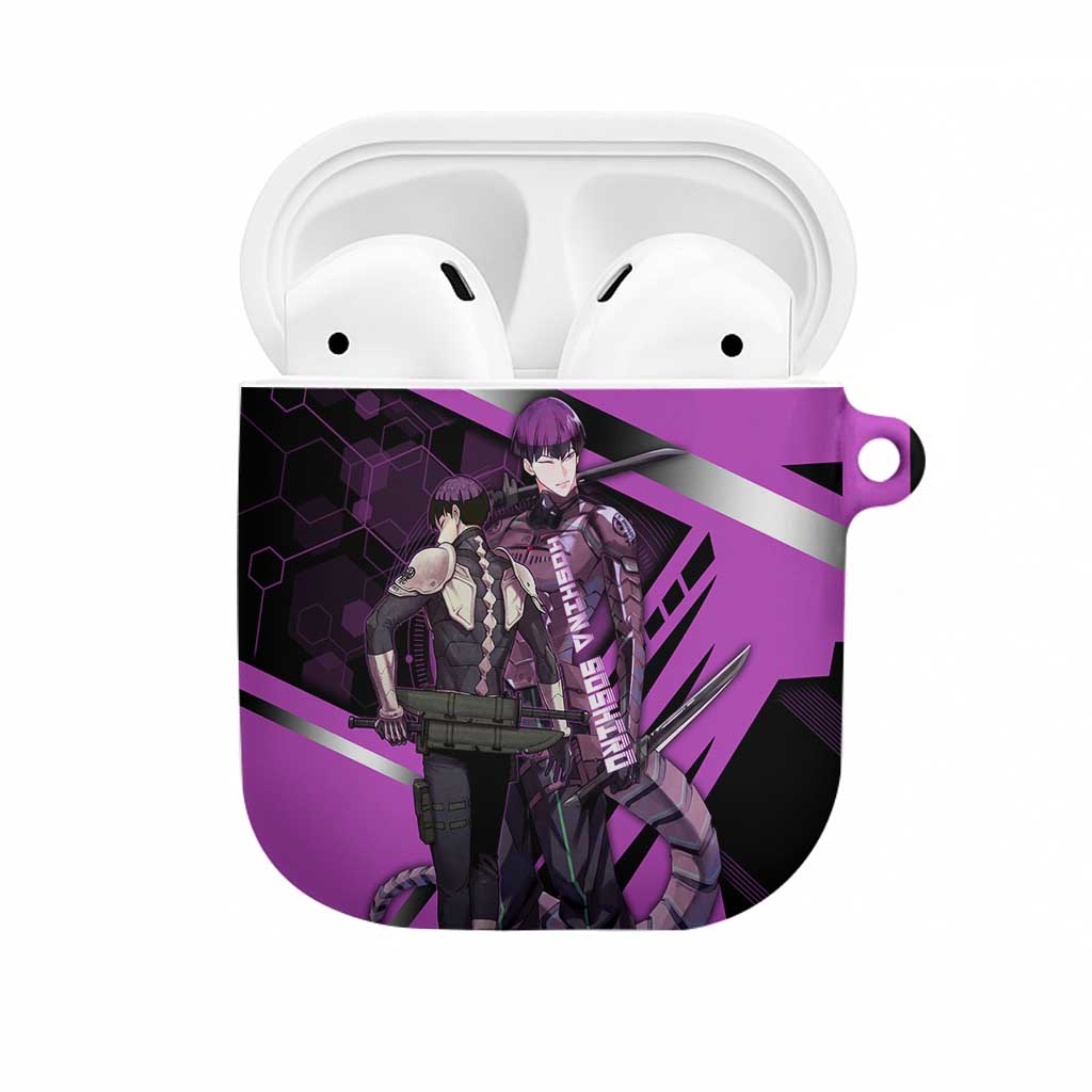 Hoshina Soshiro AirPods Case Futuristic Tech Anime Style