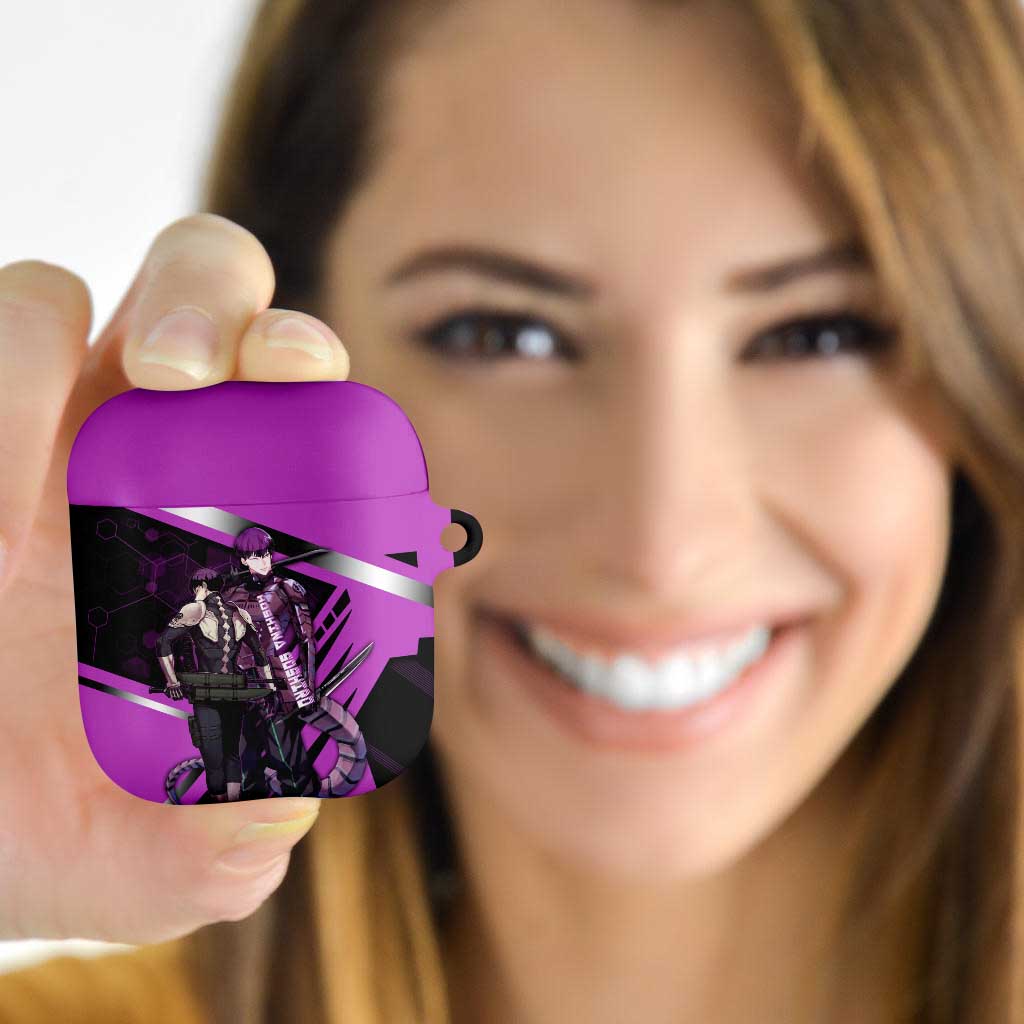 Hoshina Soshiro AirPods Case Futuristic Tech Anime Style