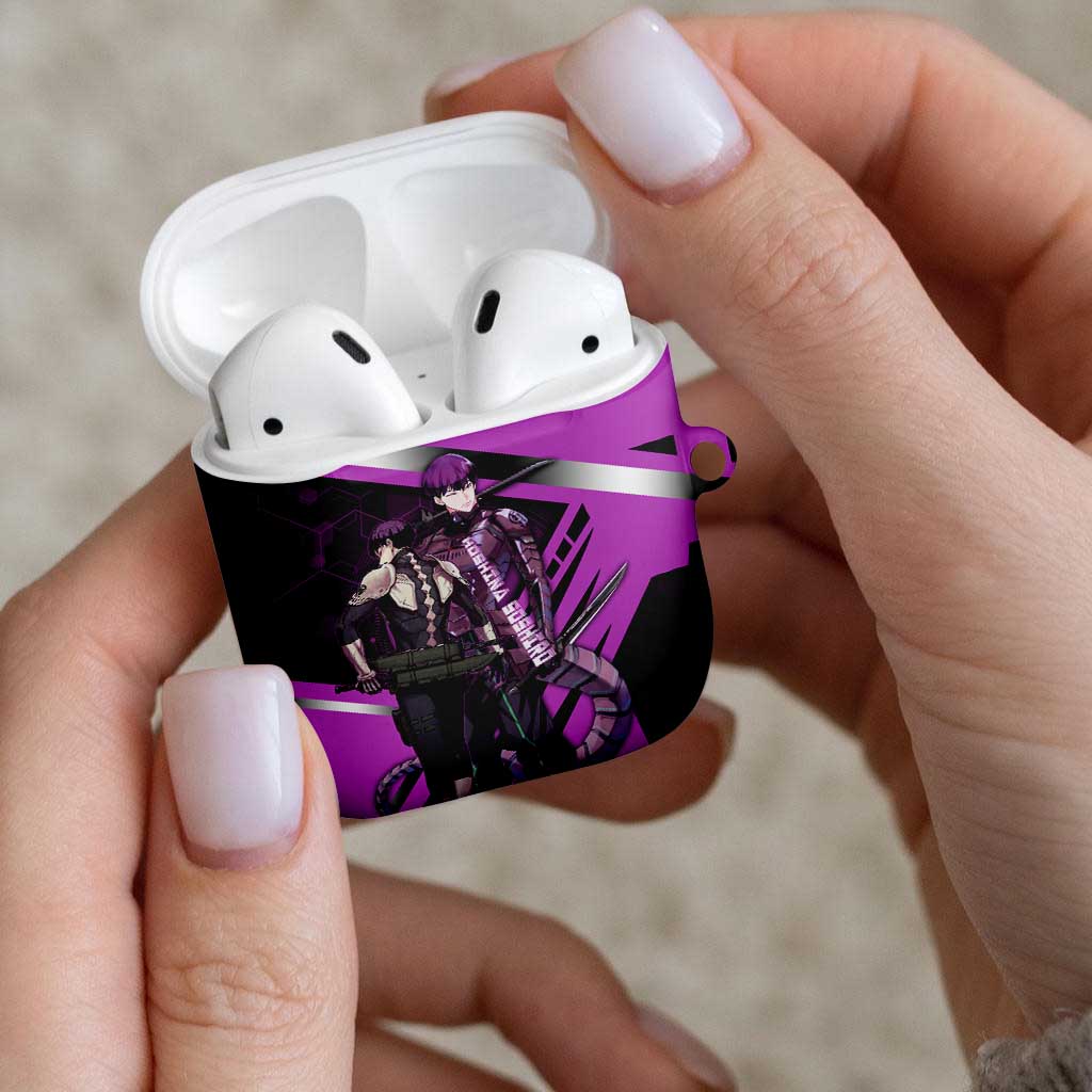 Hoshina Soshiro AirPods Case Futuristic Tech Anime Style
