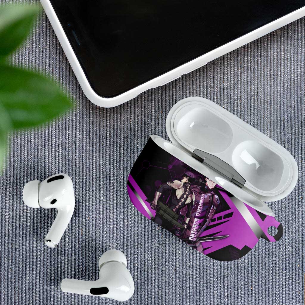 Hoshina Soshiro AirPods Case Futuristic Tech Anime Style