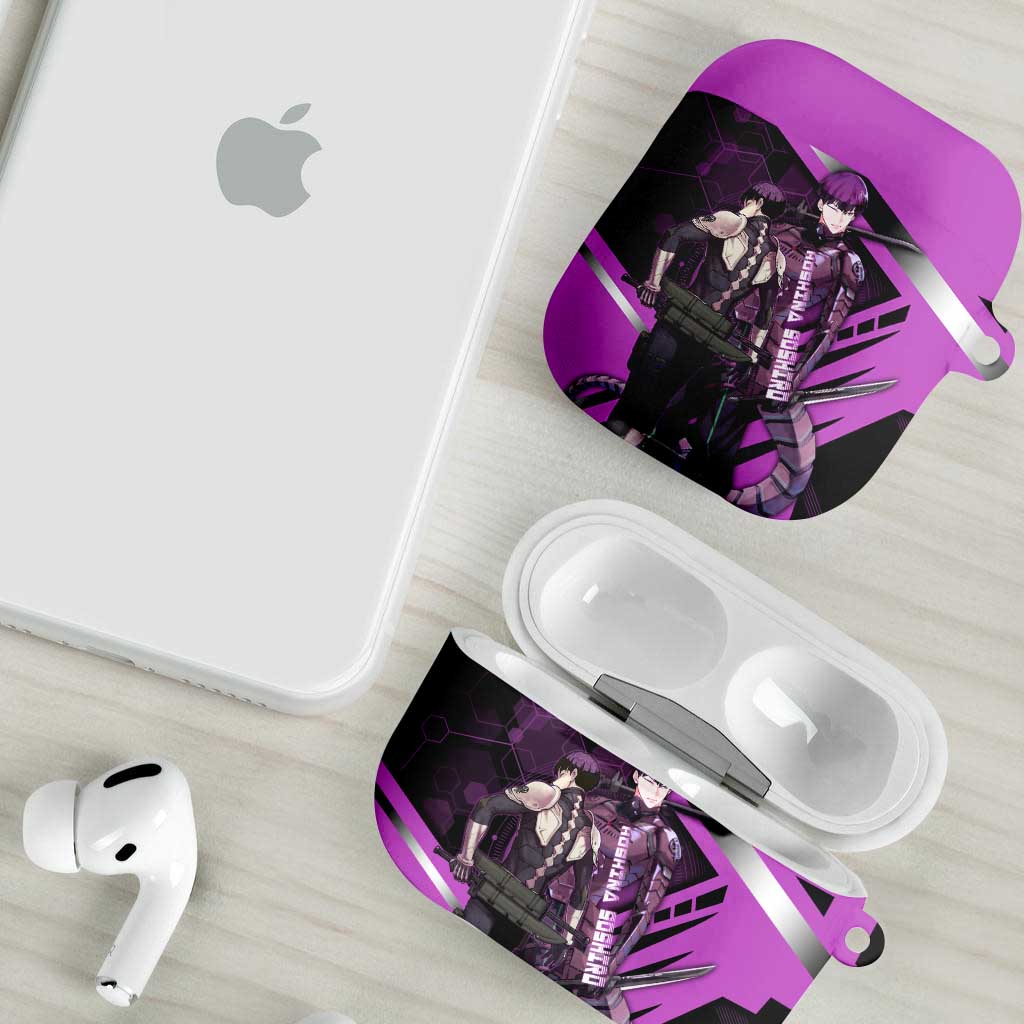 Hoshina Soshiro AirPods Case Futuristic Tech Anime Style