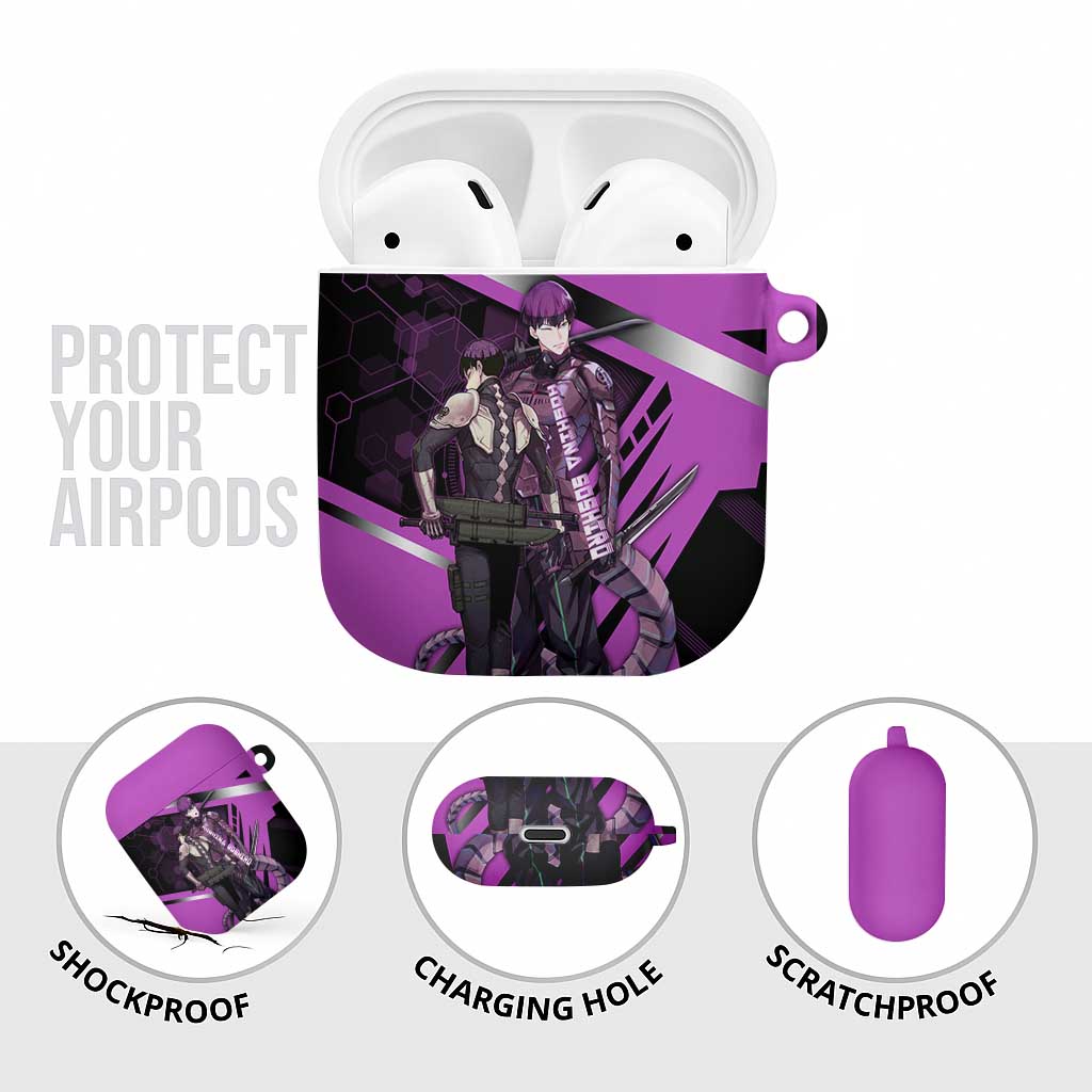 Hoshina Soshiro AirPods Case Futuristic Tech Anime Style