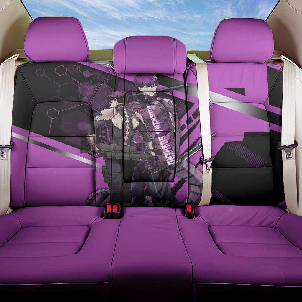 Hoshina Soshiro Back Car Seat Cover Futuristic Tech Anime Style