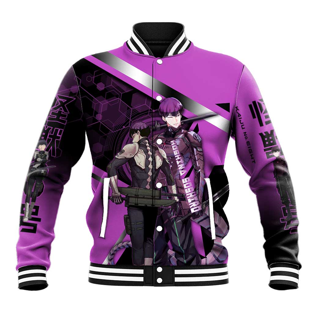 Hoshina Soshiro Baseball Jacket Futuristic Tech Anime Style