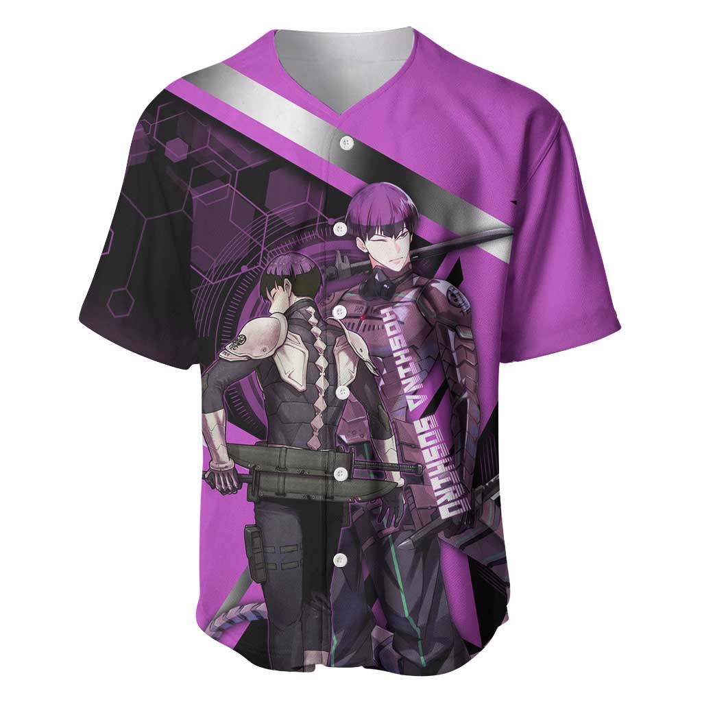 Hoshina Soshiro Baseball Jersey Futuristic Tech Anime Style