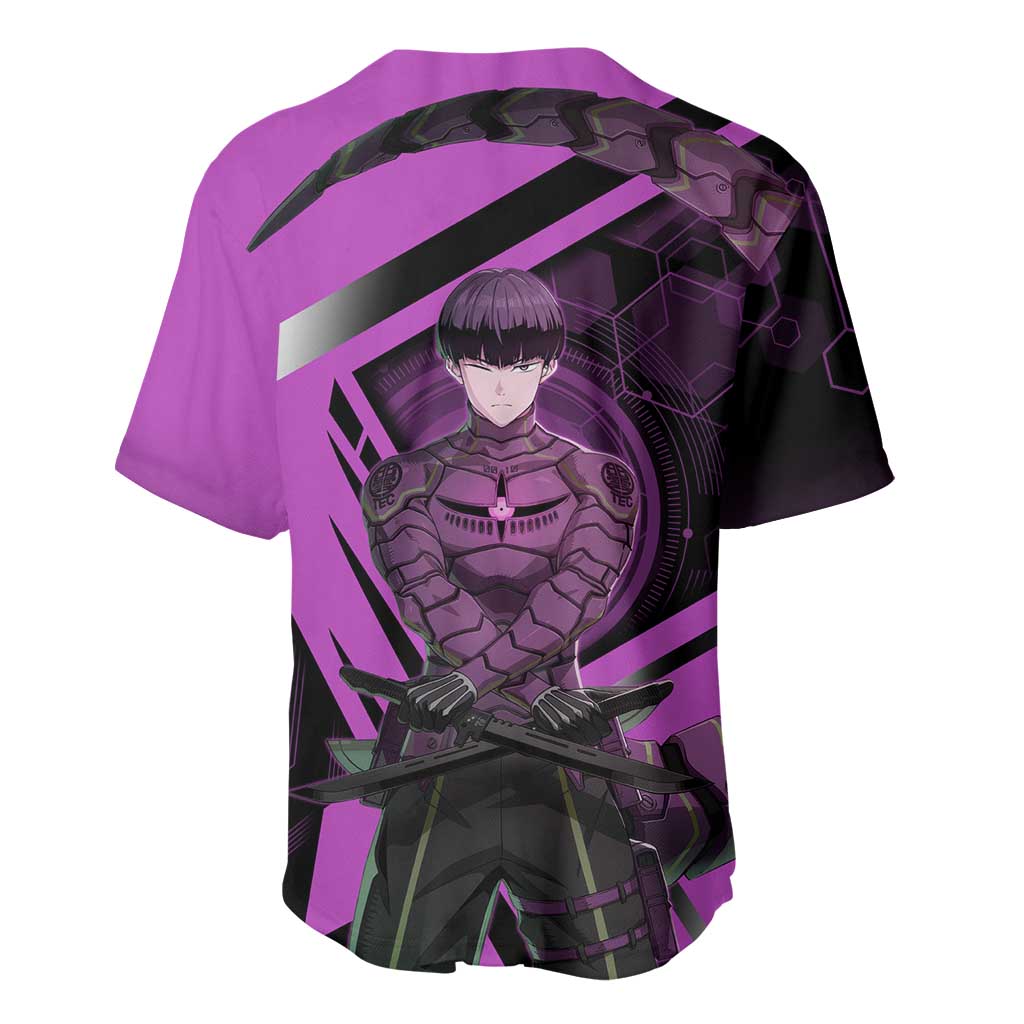 Hoshina Soshiro Baseball Jersey Futuristic Tech Anime Style