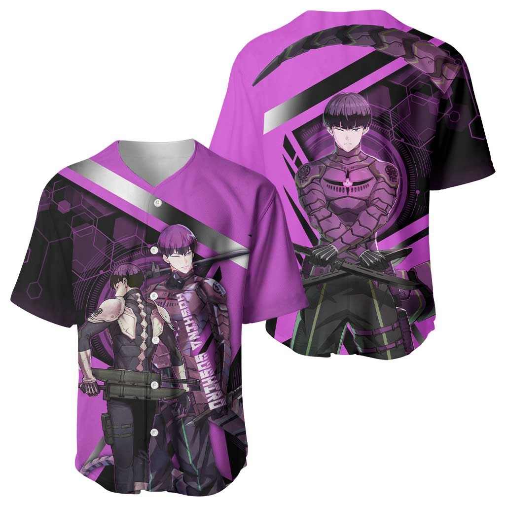 Hoshina Soshiro Baseball Jersey Futuristic Tech Anime Style