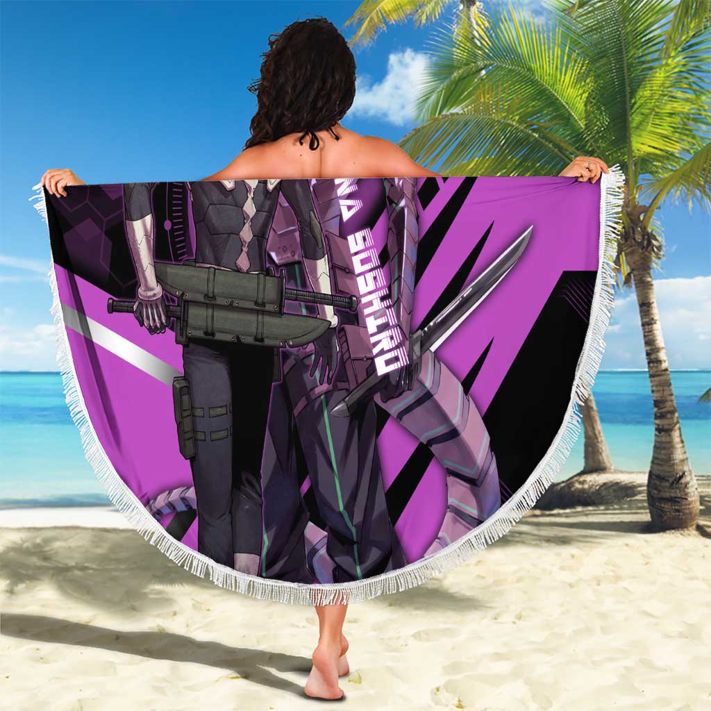 Hoshina Soshiro Beach Blanket Futuristic Tech Anime Style