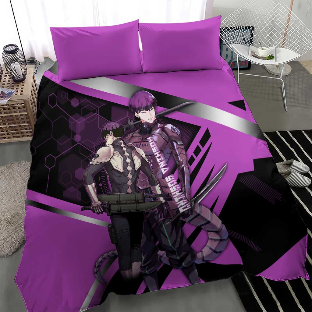 Hoshina Soshiro Bedding Set Futuristic Tech Anime Style