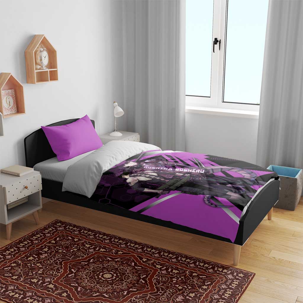 Hoshina Soshiro Bedding Set Futuristic Tech Anime Style