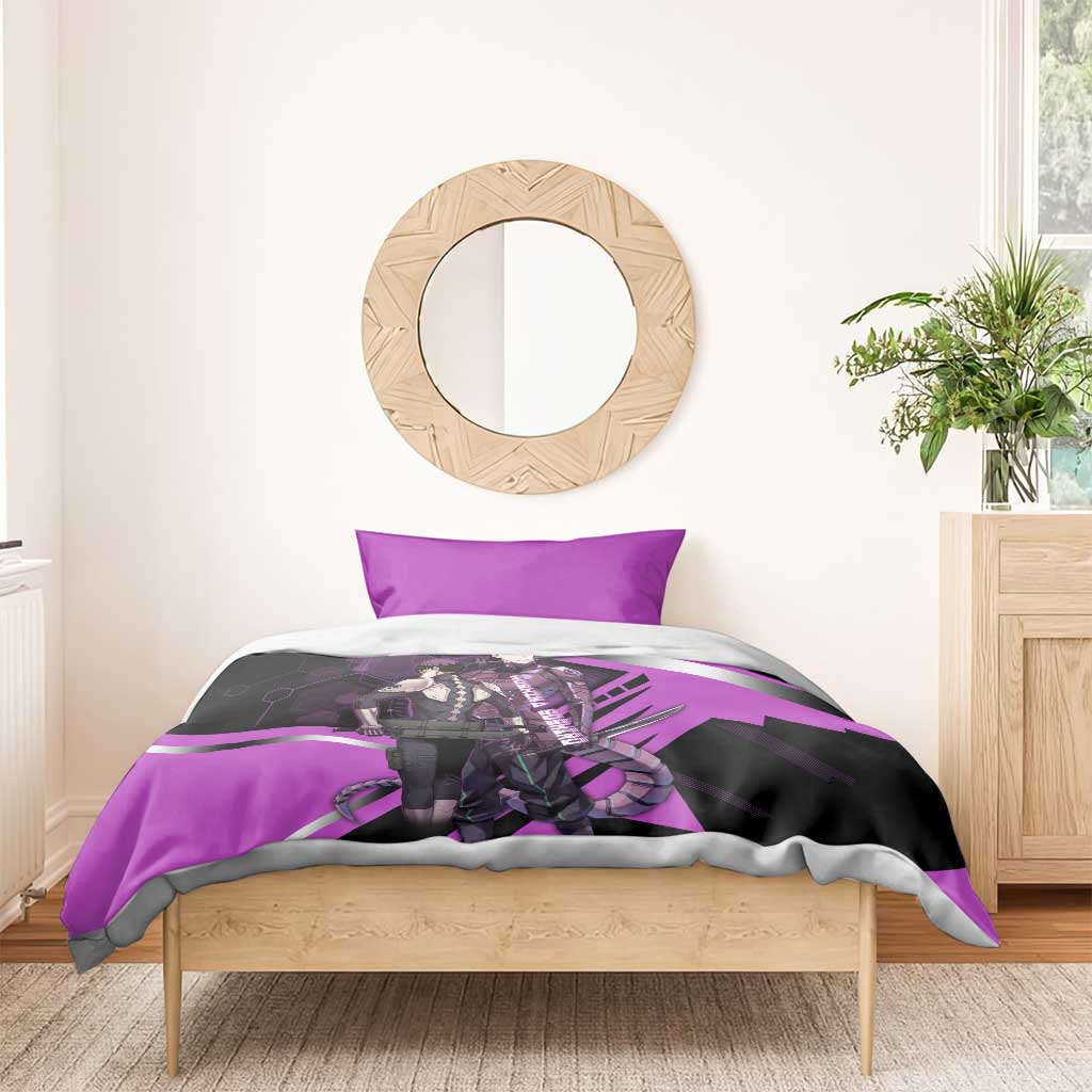 Hoshina Soshiro Bedding Set Futuristic Tech Anime Style