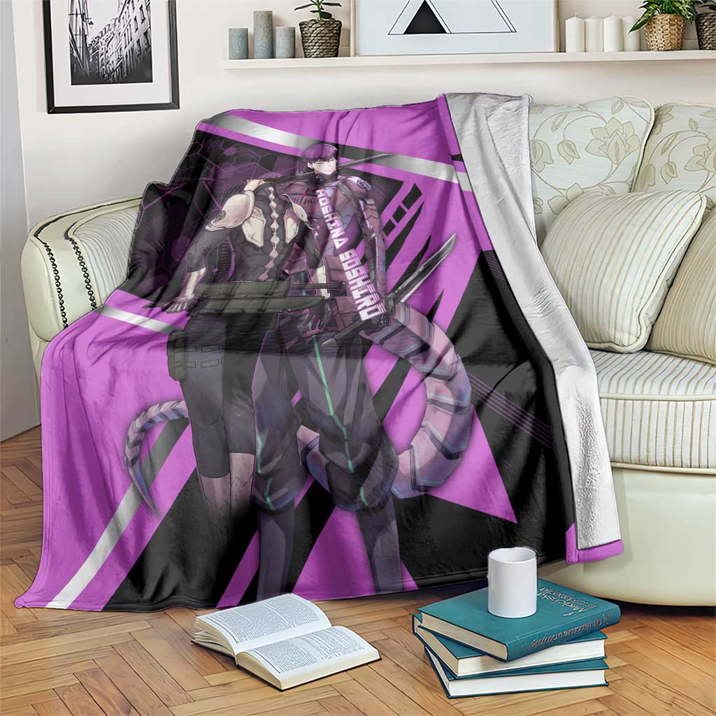 Hoshina Soshiro Blanket Futuristic Tech Anime Style