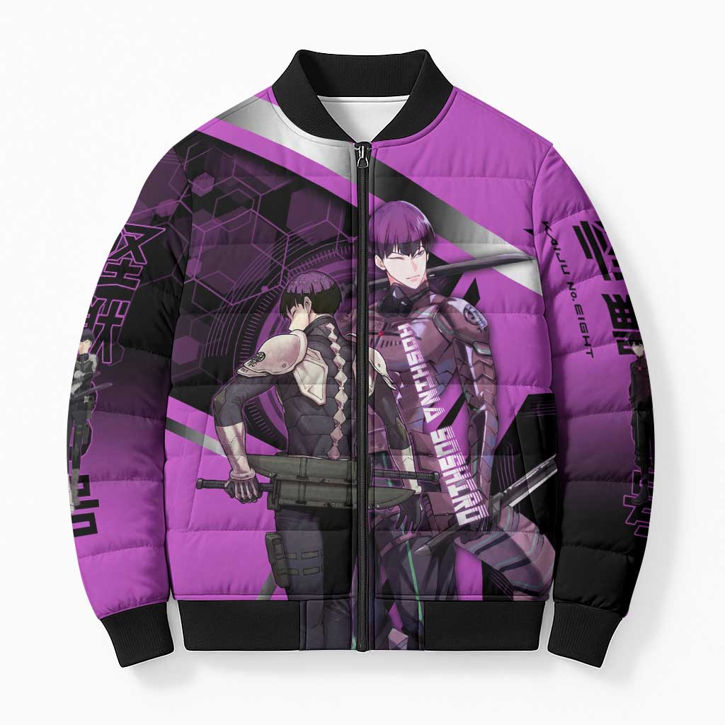 Hoshina Soshiro Bomber Puffer Jacket Futuristic Tech Anime Style