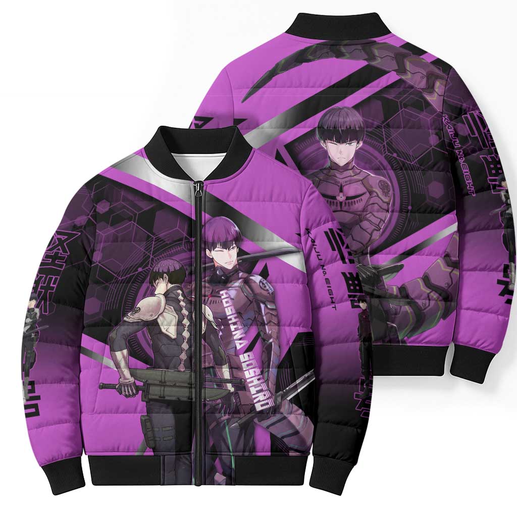 Hoshina Soshiro Bomber Puffer Jacket Futuristic Tech Anime Style