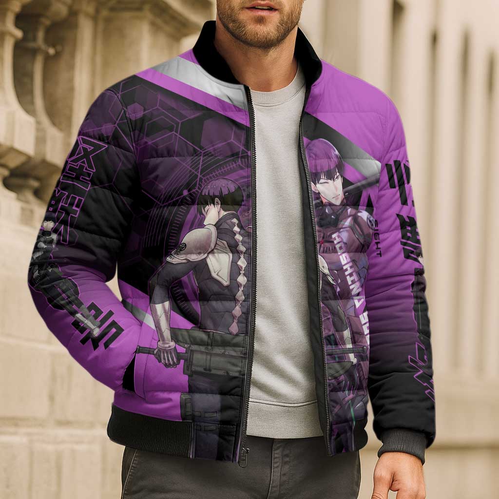 Hoshina Soshiro Bomber Puffer Jacket Futuristic Tech Anime Style