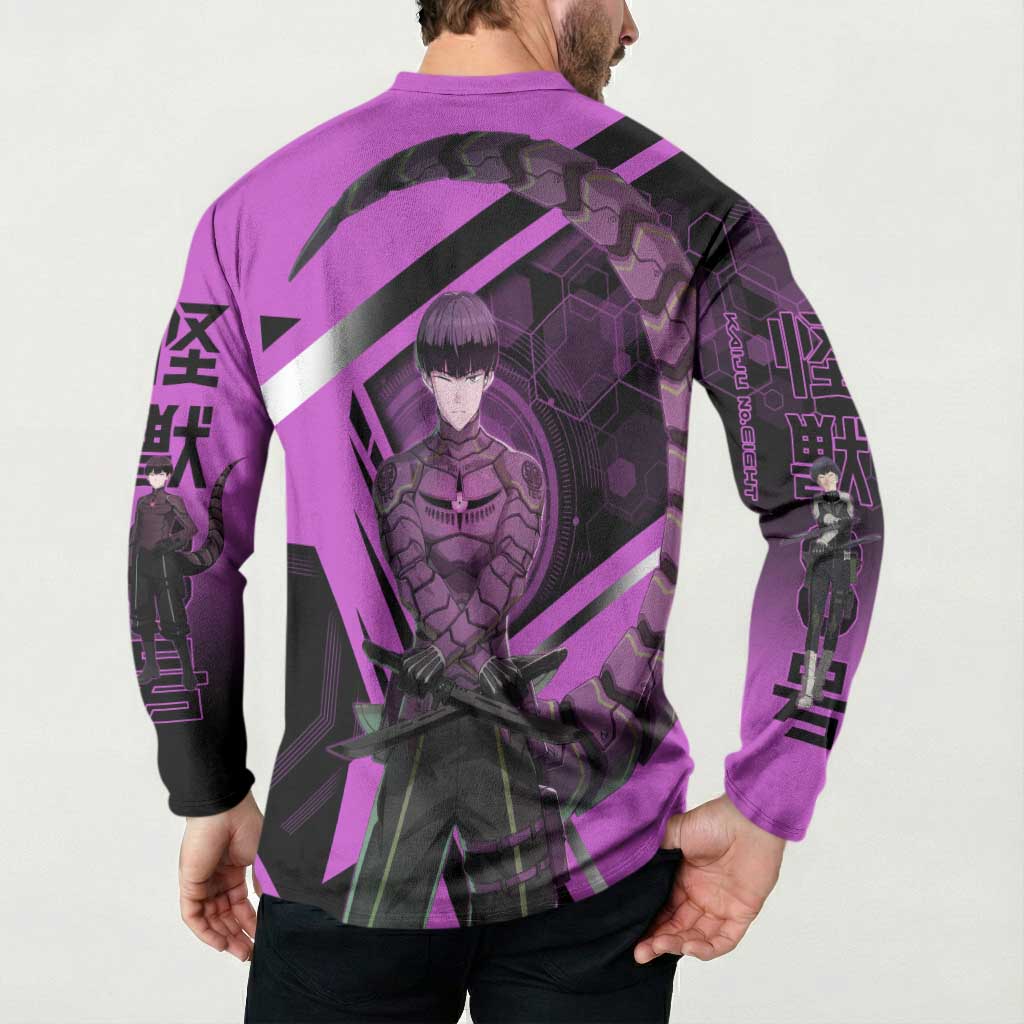 Hoshina Soshiro Button Sweatshirt Futuristic Tech Anime Style