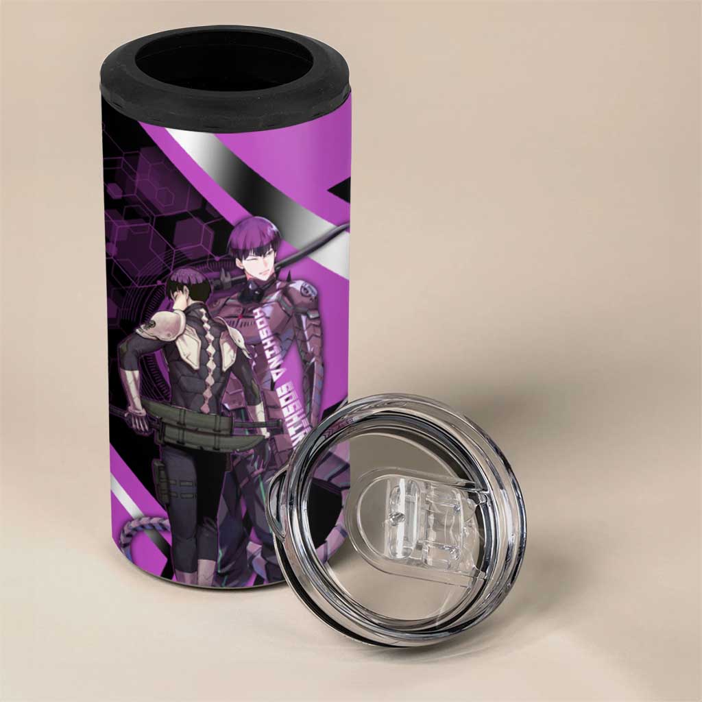 Hoshina Soshiro 4 in 1 Can Cooler Tumbler Futuristic Tech Anime Style