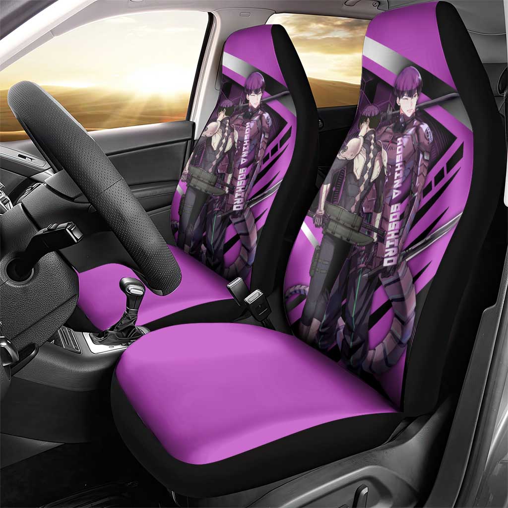 Hoshina Soshiro Car Seat Cover Futuristic Tech Anime Style