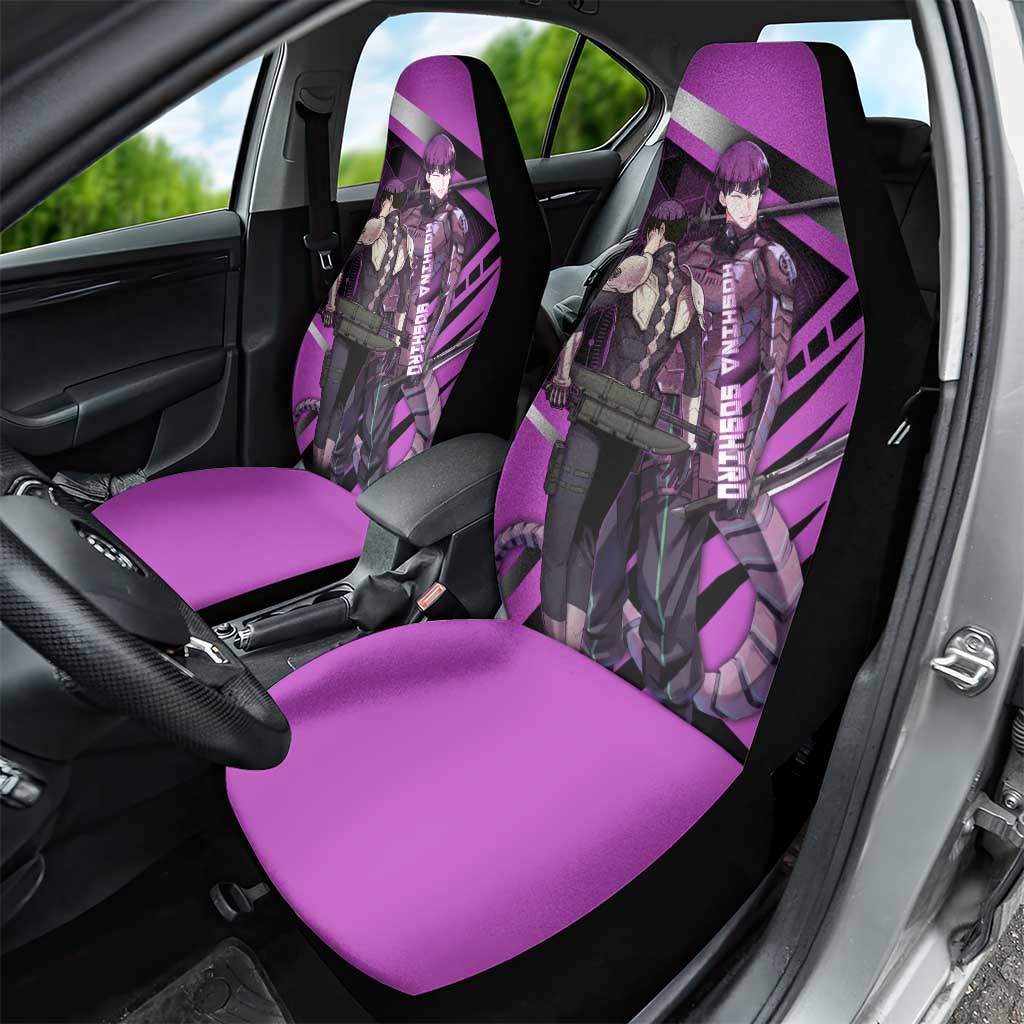 Hoshina Soshiro Car Seat Cover Futuristic Tech Anime Style