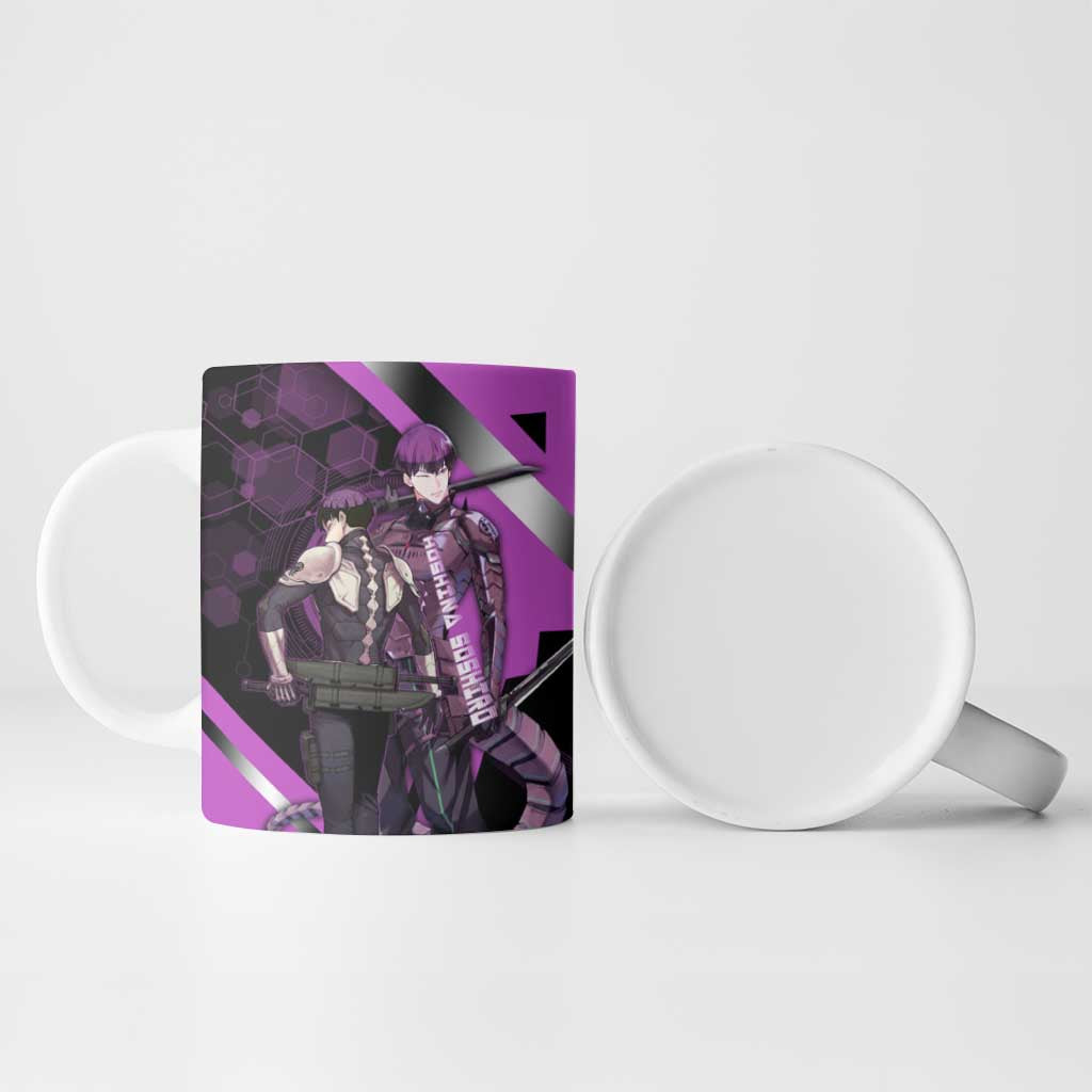 Hoshina Soshiro Ceramic Mug Futuristic Tech Anime Style