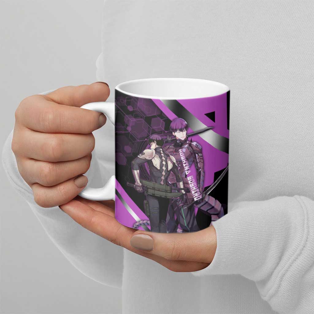 Hoshina Soshiro Ceramic Mug Futuristic Tech Anime Style