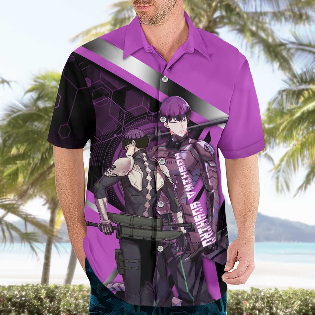 Hoshina Soshiro Hawaiian Shirt Futuristic Tech Anime Style