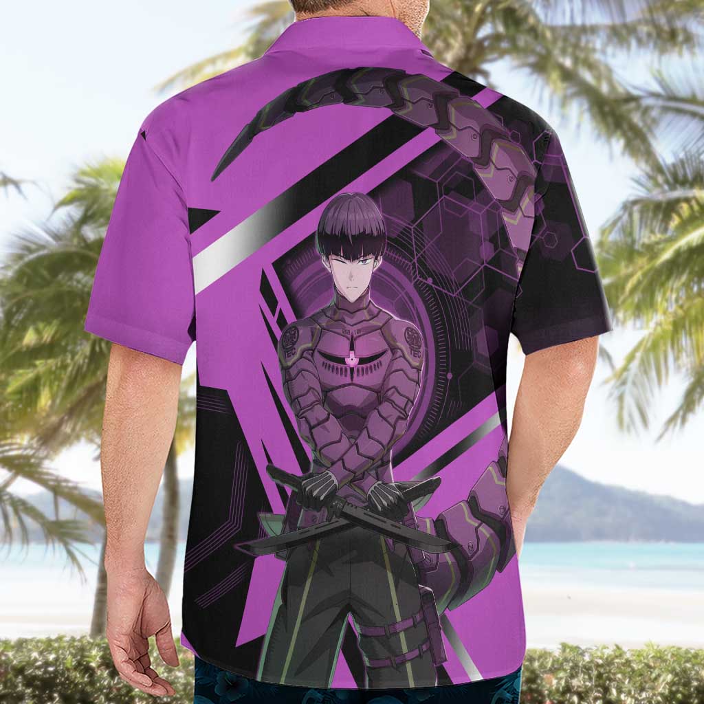 Hoshina Soshiro Hawaiian Shirt Futuristic Tech Anime Style