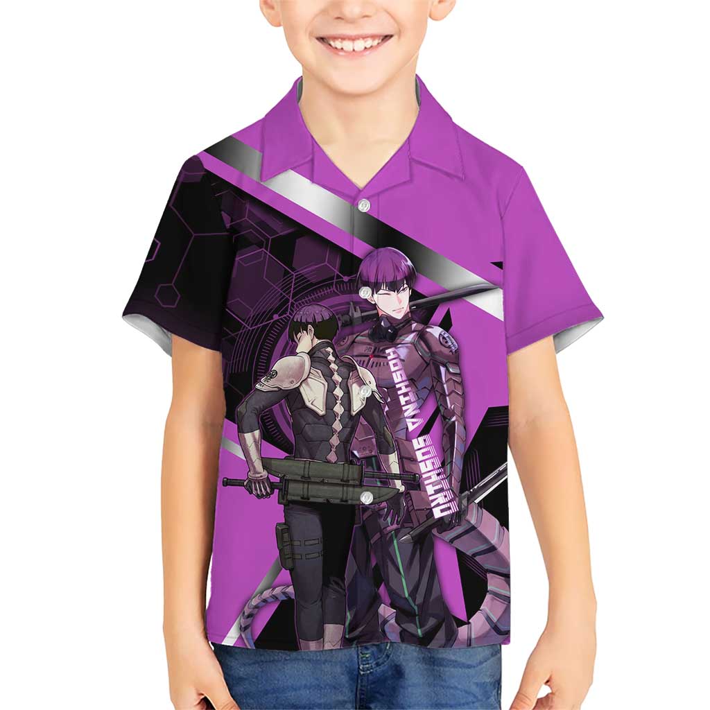 Hoshina Soshiro Hawaiian Shirt Futuristic Tech Anime Style