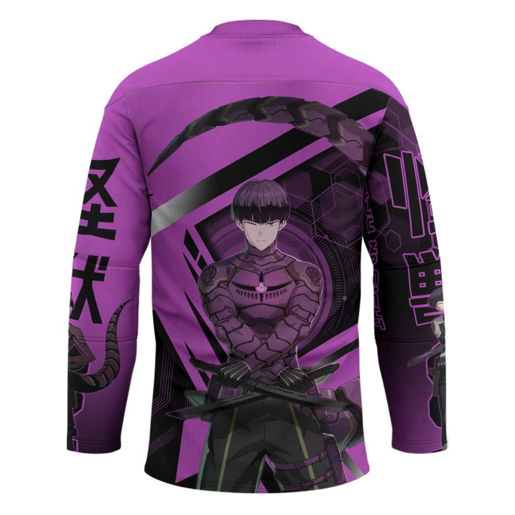 Hoshina Soshiro Hockey Jersey Futuristic Tech Anime Style