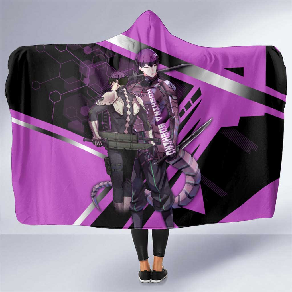 Hoshina Soshiro Hooded Blanket Futuristic Tech Anime Style