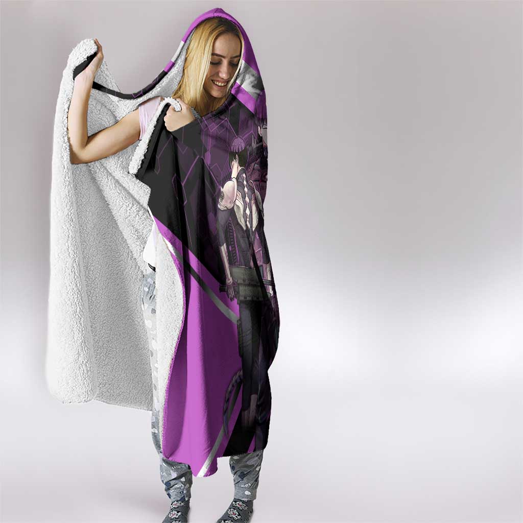 Hoshina Soshiro Hooded Blanket Futuristic Tech Anime Style