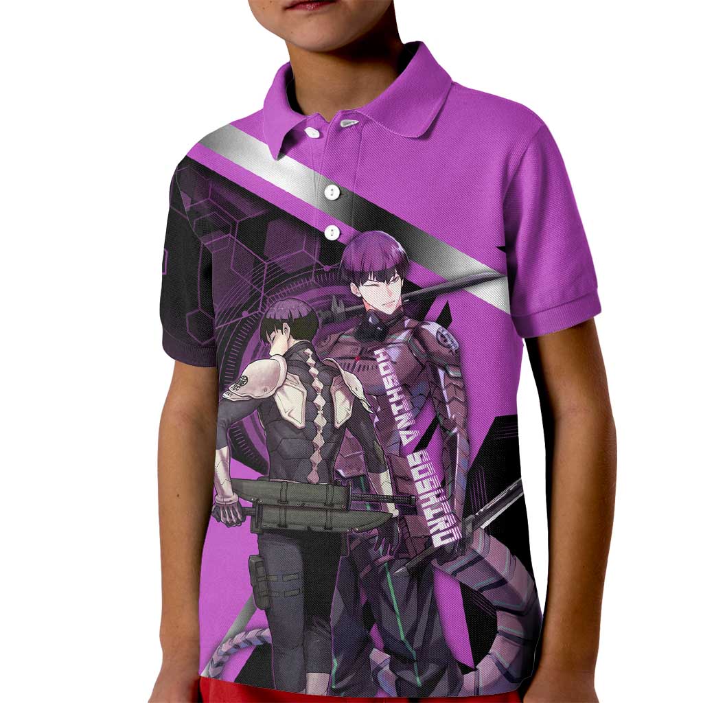 Hoshina Soshiro Kid Polo Shirt Futuristic Tech Anime Style