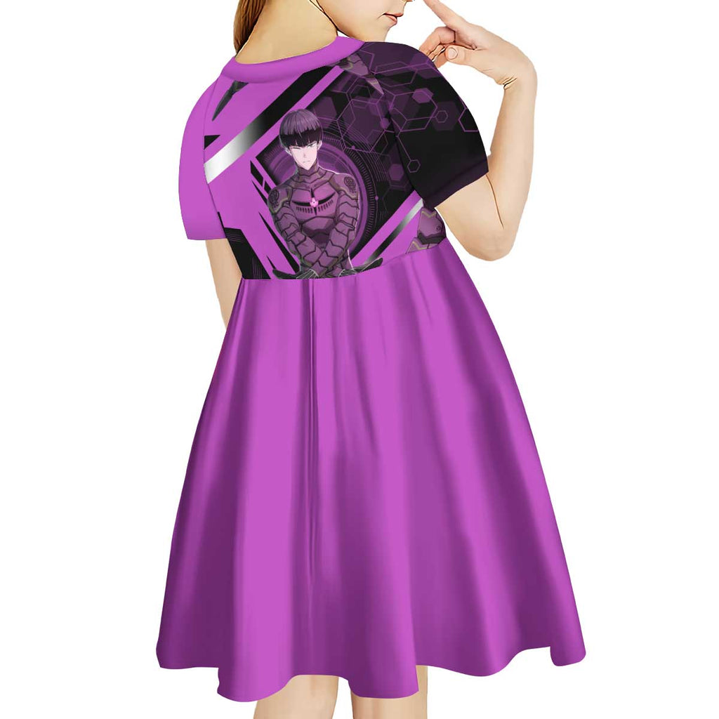 Hoshina Soshiro Kid Short Sleeve Dress Futuristic Tech Anime Style