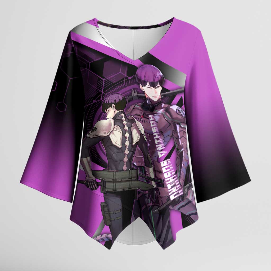 Hoshina Soshiro Kimono Sleeve Blouse Futuristic Tech Anime Style